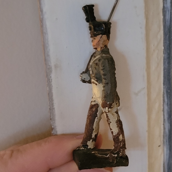 Vintage Lineol Germany Miniature Soldier ~ 1930s(?) ~ Antique ~ Military ~ - Picture 9 of 15